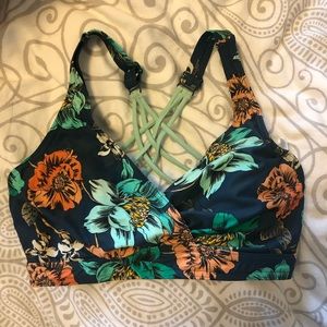 32DD Prana Atlantic Camelia Bikini Top